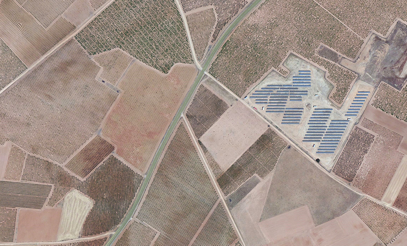 Bird's Eye View of Rueda Wine Region taken from Bing Maps